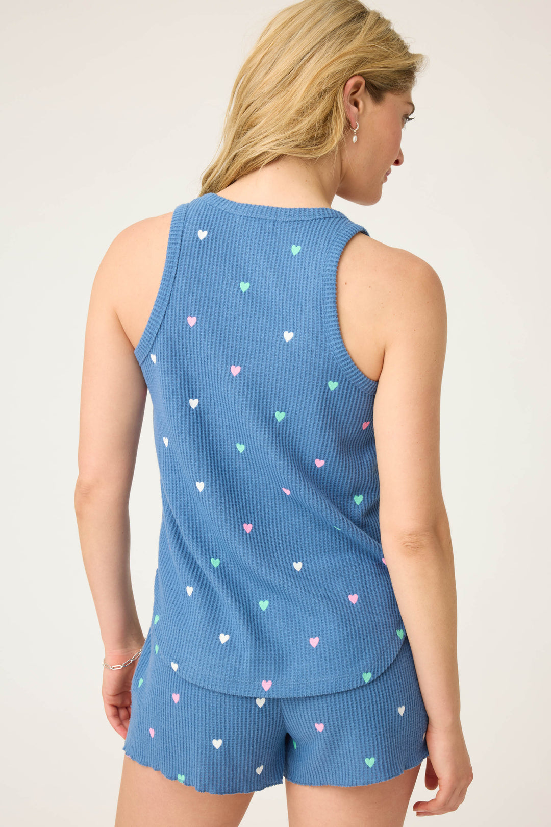 Love Club Tank Top with Embroidered Hearts - P.J. Salvage