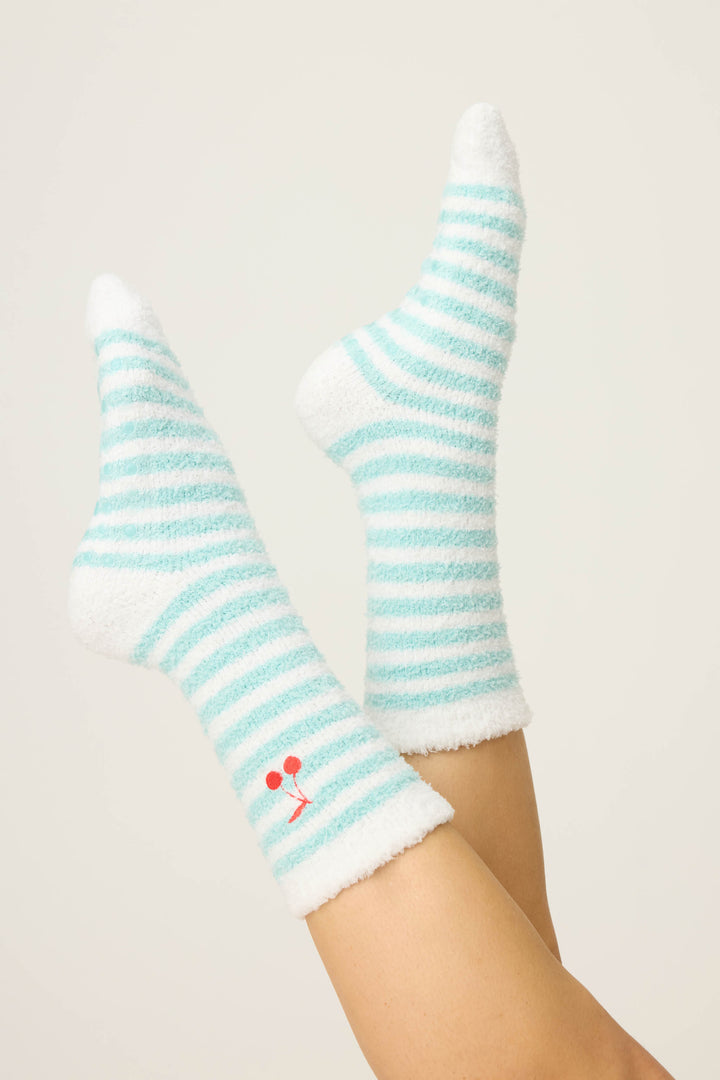 Ma Cherie Crew Socks with Grippers -  - P.J. Salvage