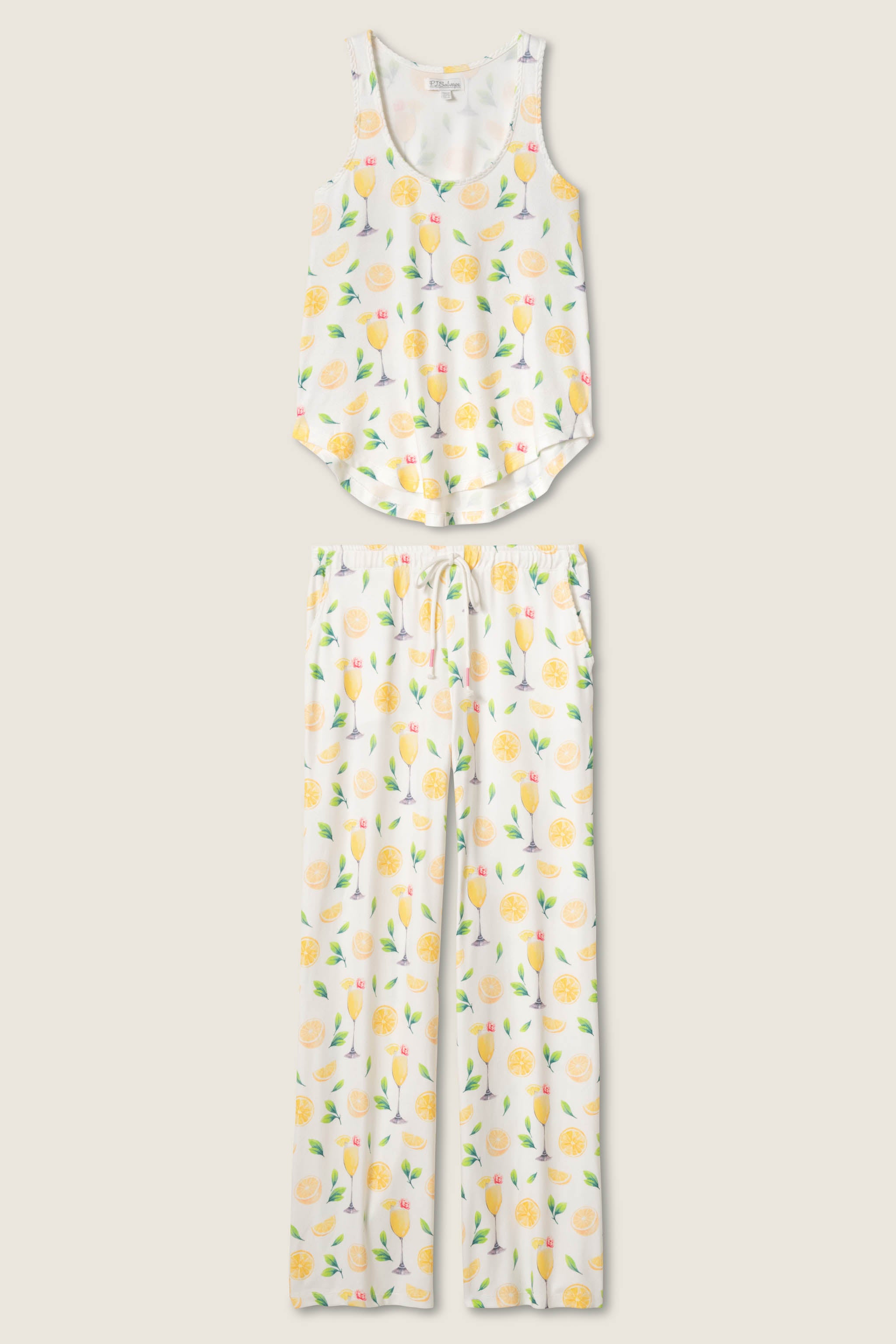 Mimosa Me Drink Print Tank & Pant PJ Set | P.J. Salvage