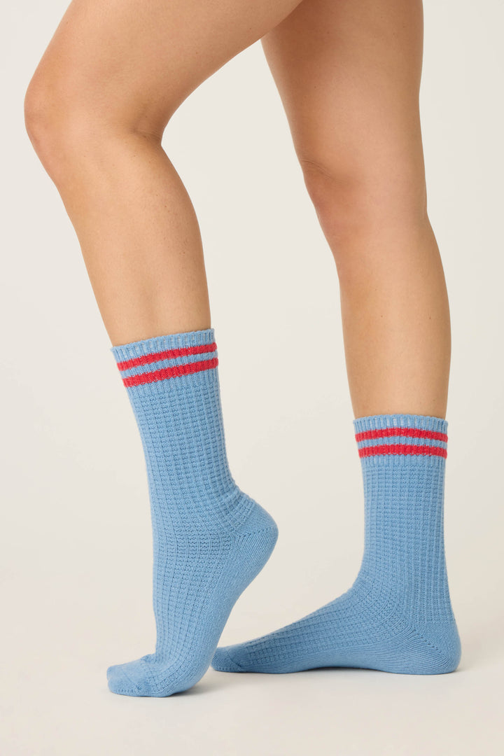 Parisian Dreams Solid Crew Socks