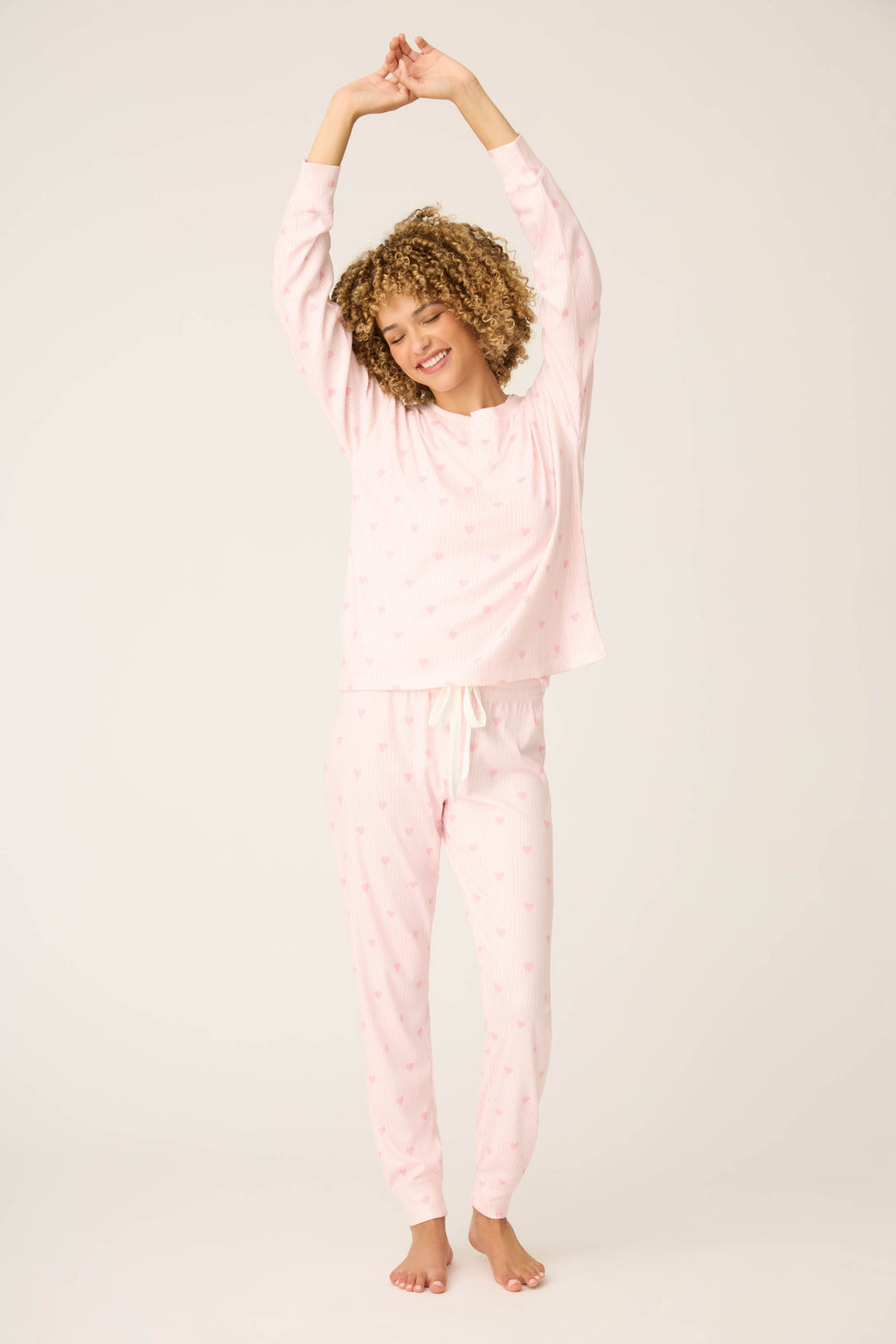 STARS PJ SET POINTELLE GIFT SET - baby pink - PJ Sets - P.J. Salvage