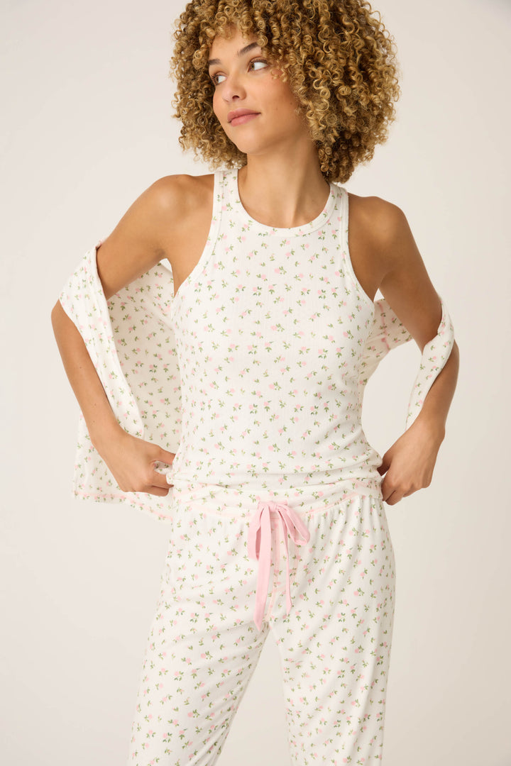 STARS PJ SET POINTELLE GIFT SET - ivory - PJ Sets - P.J. Salvage