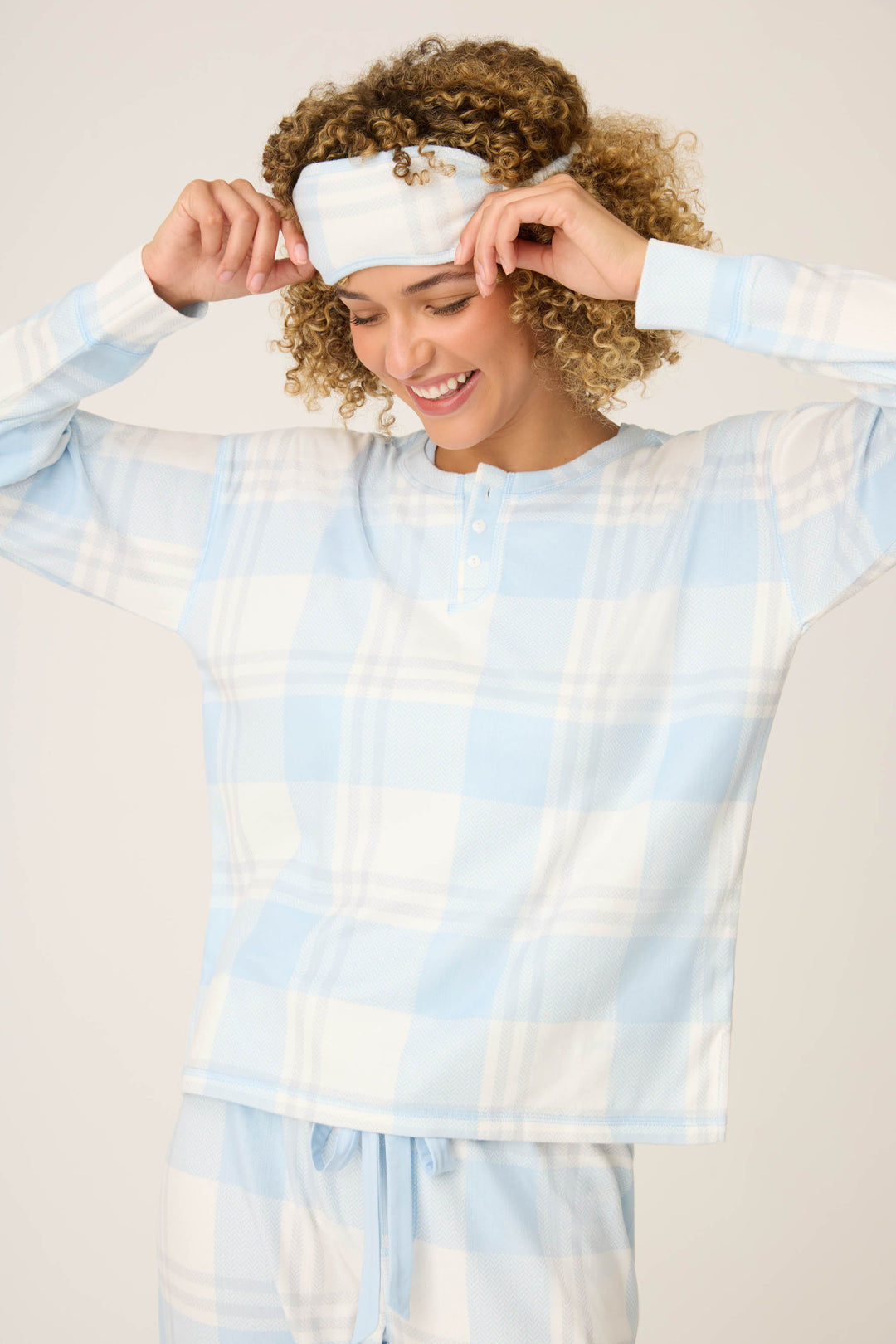 STARS PJ SET POINTELLE GIFT SET - light sky - PJ Sets - P.J. Salvage