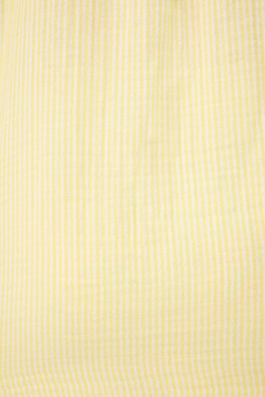 PJS x PQ Swim Yellow Stripe Gauze Long Sleeve Coverup - Long Sleeve Tops - P.J. Salvage