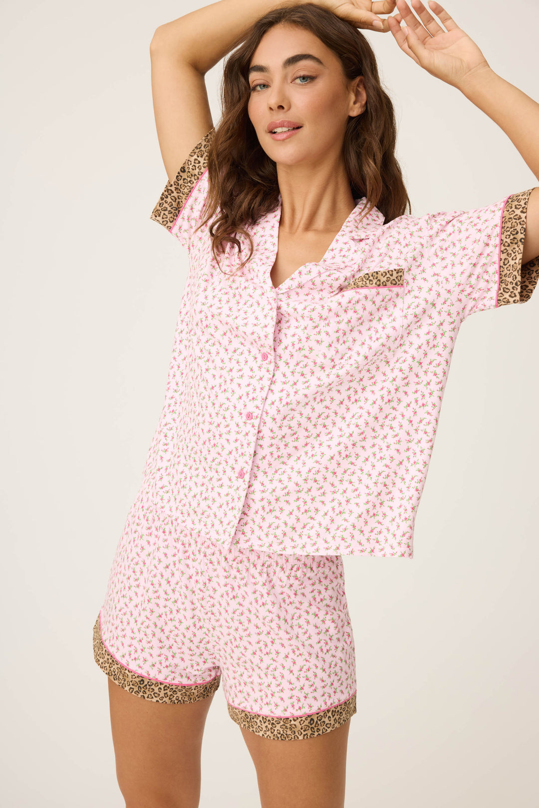 PJS x PQ Swim Ditsy Floral Shorts Set - Shorts Set - P.J. Salvage