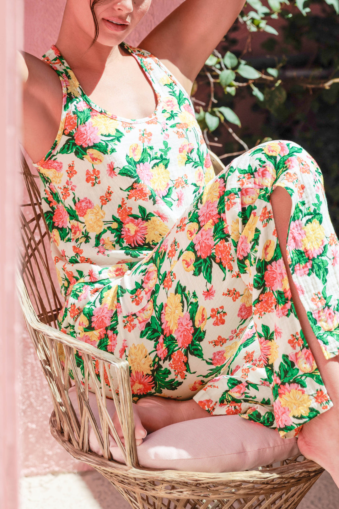 PJS x PQ Swim Tropical Floral PJ Set - PJ Sets - P.J. Salvage