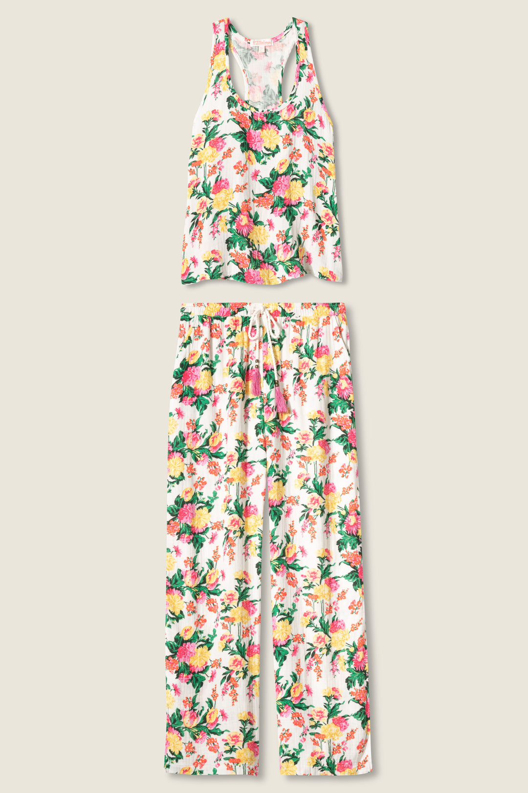 PJS x PQ Swim Tropical Floral PJ Set - PJ Sets - P.J. Salvage