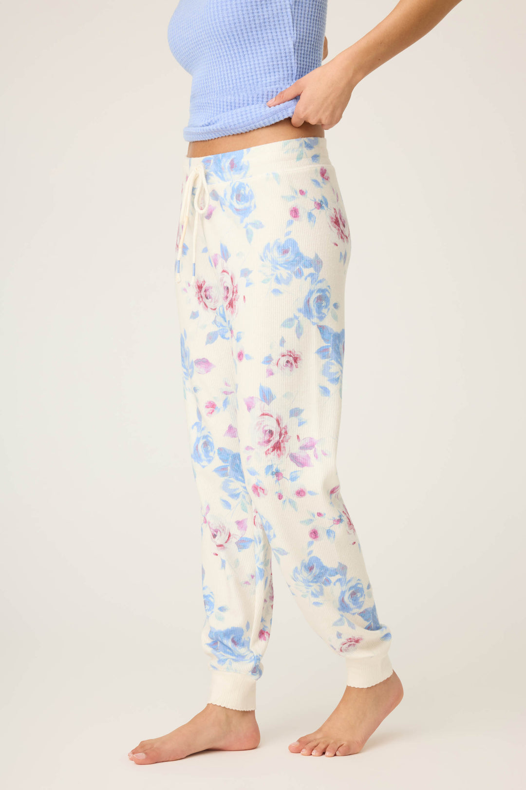 FLORAL JAMMIE JAMMIE PANT RODEO ROSE -  - P.J. Salvage