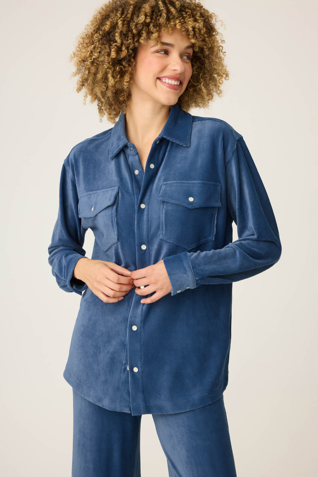 SOLID LONG SLEEVE CRAVING CORDUROY -  - P.J. Salvage