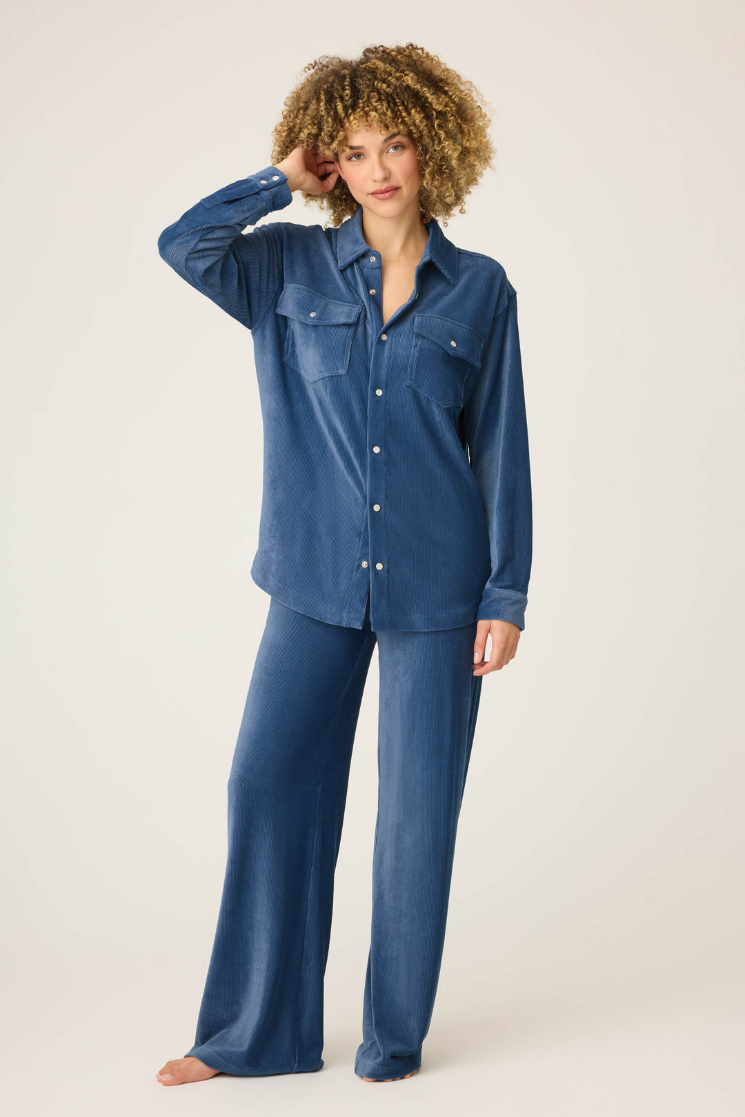 SOLID LONG SLEEVE CRAVING CORDUROY -  - P.J. Salvage