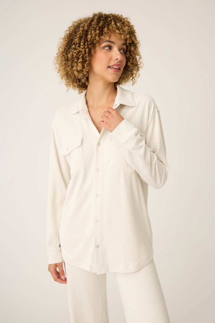 SOLID LONG SLEEVE CRAVING CORDUROY -  - P.J. Salvage