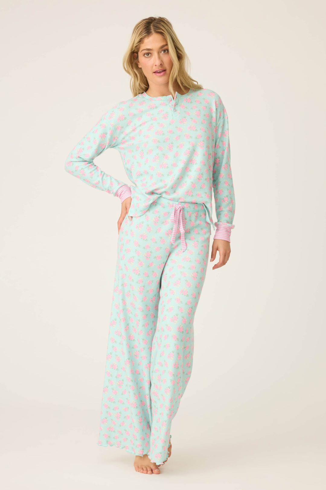 ROSE PANT SECRET GARDEN - Open Leg Pants - P.J. Salvage