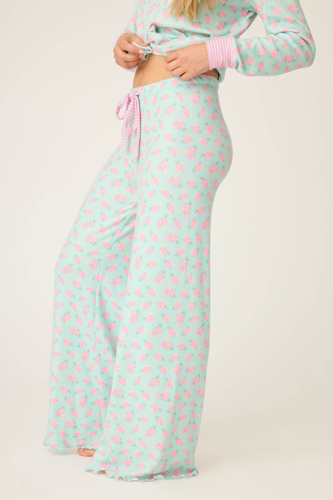 ROSE PANT SECRET GARDEN - Open Leg Pants - P.J. Salvage