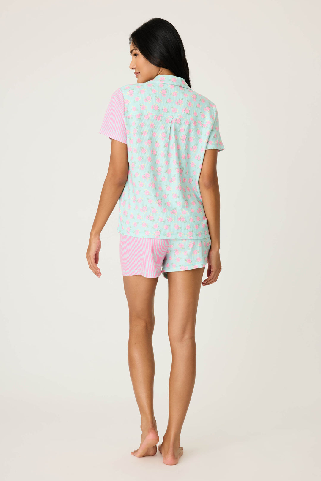 ROSE STRIPE PJ SET SECRET GARDEN - PJ Sets - P.J. Salvage