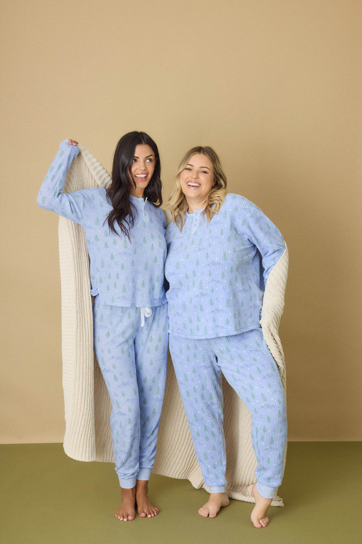 Ski Jammie Classics Mountain Dreams Plus Size PJ Set