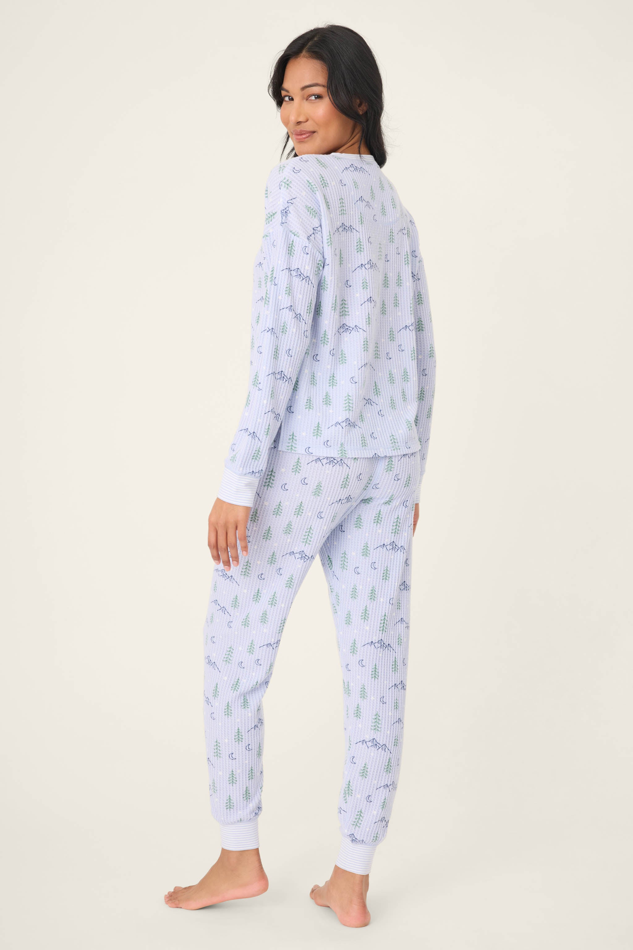 Ski Jammie Classics Mountain Dreams Print PJ Set | P.J. Salvage
