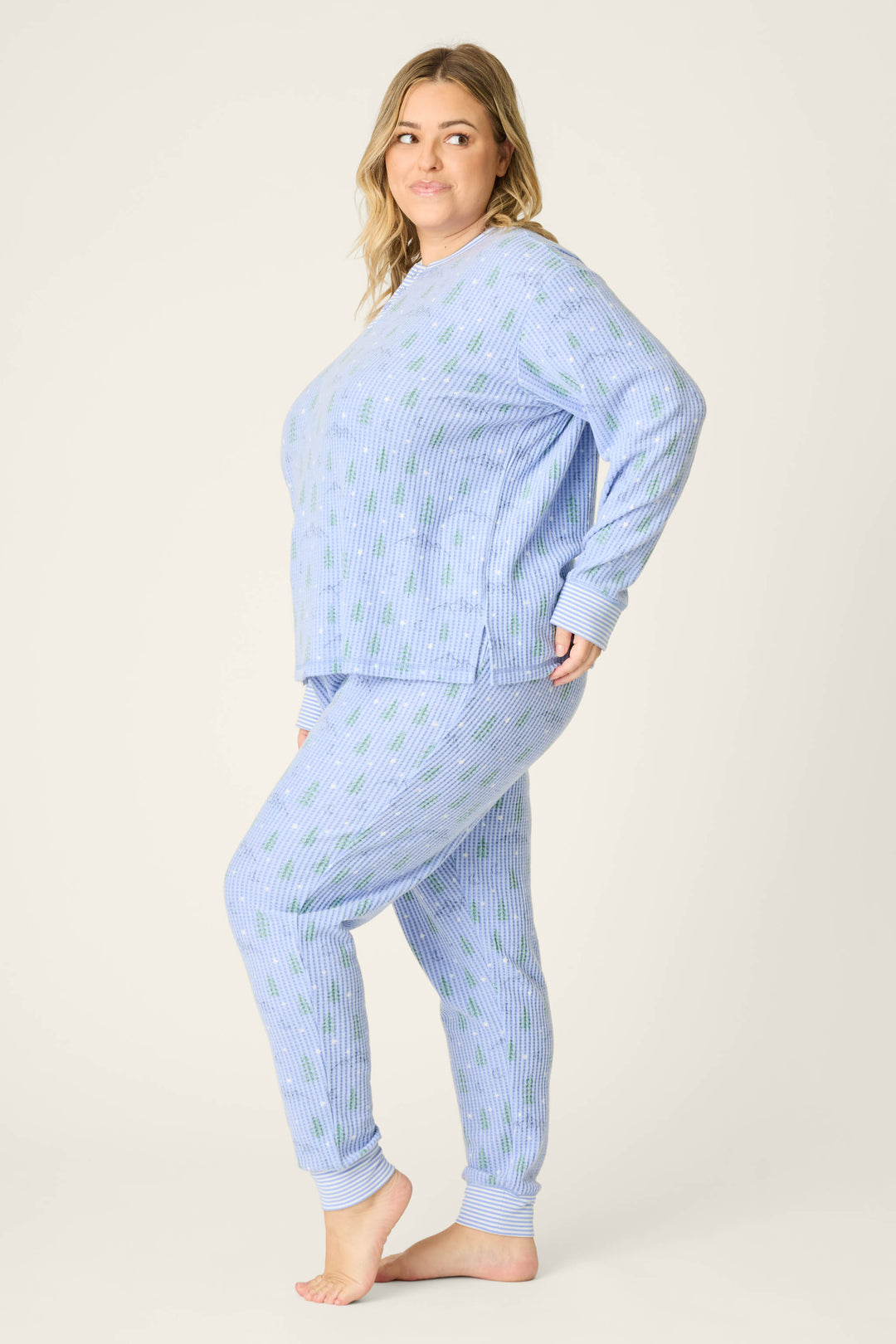 Ski Jammie Classics Mountain Dreams Plus Size PJ Set - PJ Sets - P.J. Salvage