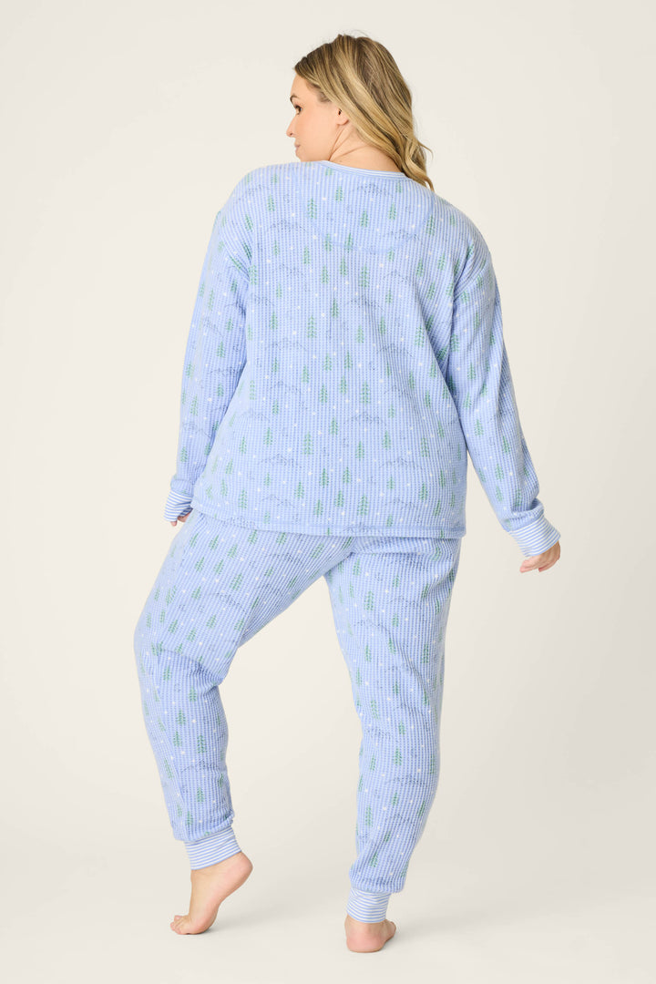 Ski Jammie Classics Mountain Dreams Plus Size PJ Set - PJ Sets - P.J. Salvage