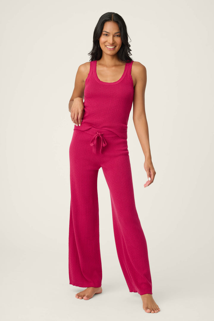 Sweetheart Pointelle Fitted Camisole - Camisoles - P.J. Salvage