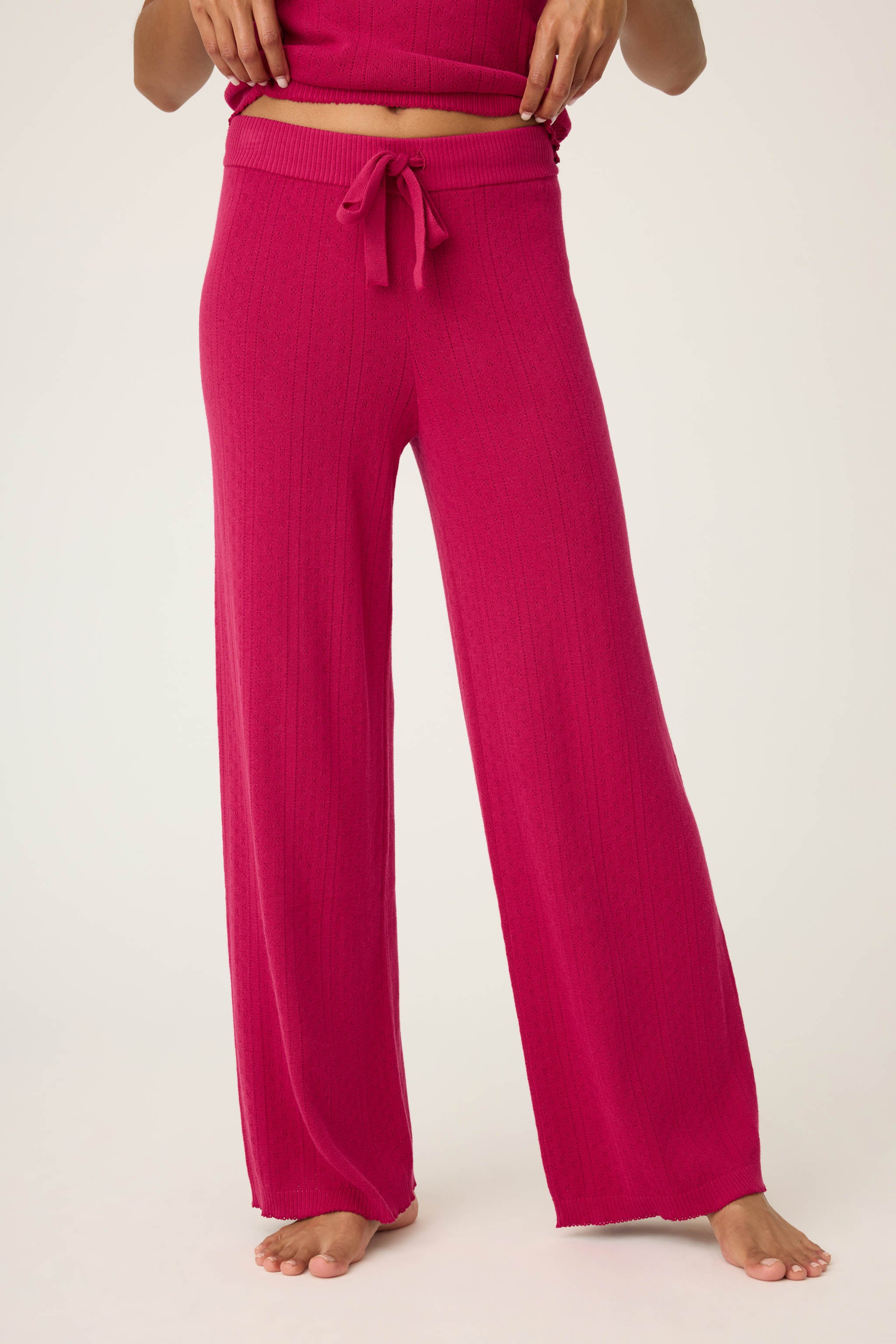 Sweetheart Pointelle Solid Lounge Pants | P.J. Salvage
