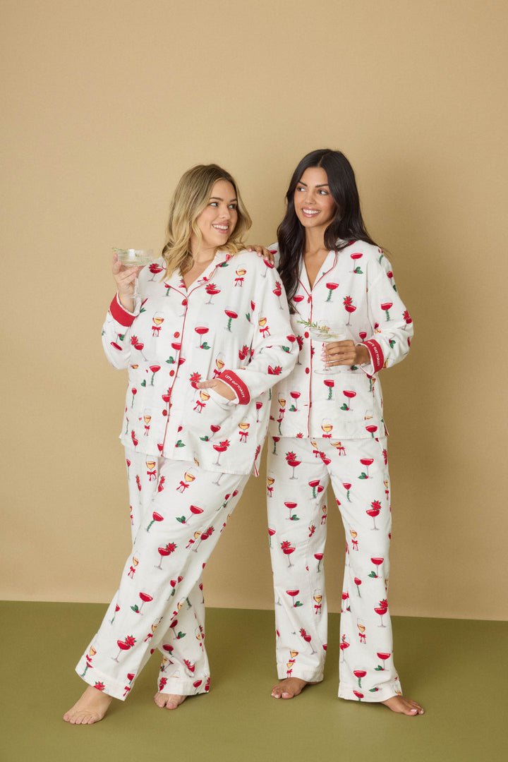 Let's Get Toasty 3-Piece Plus Size Flannel PJ Set