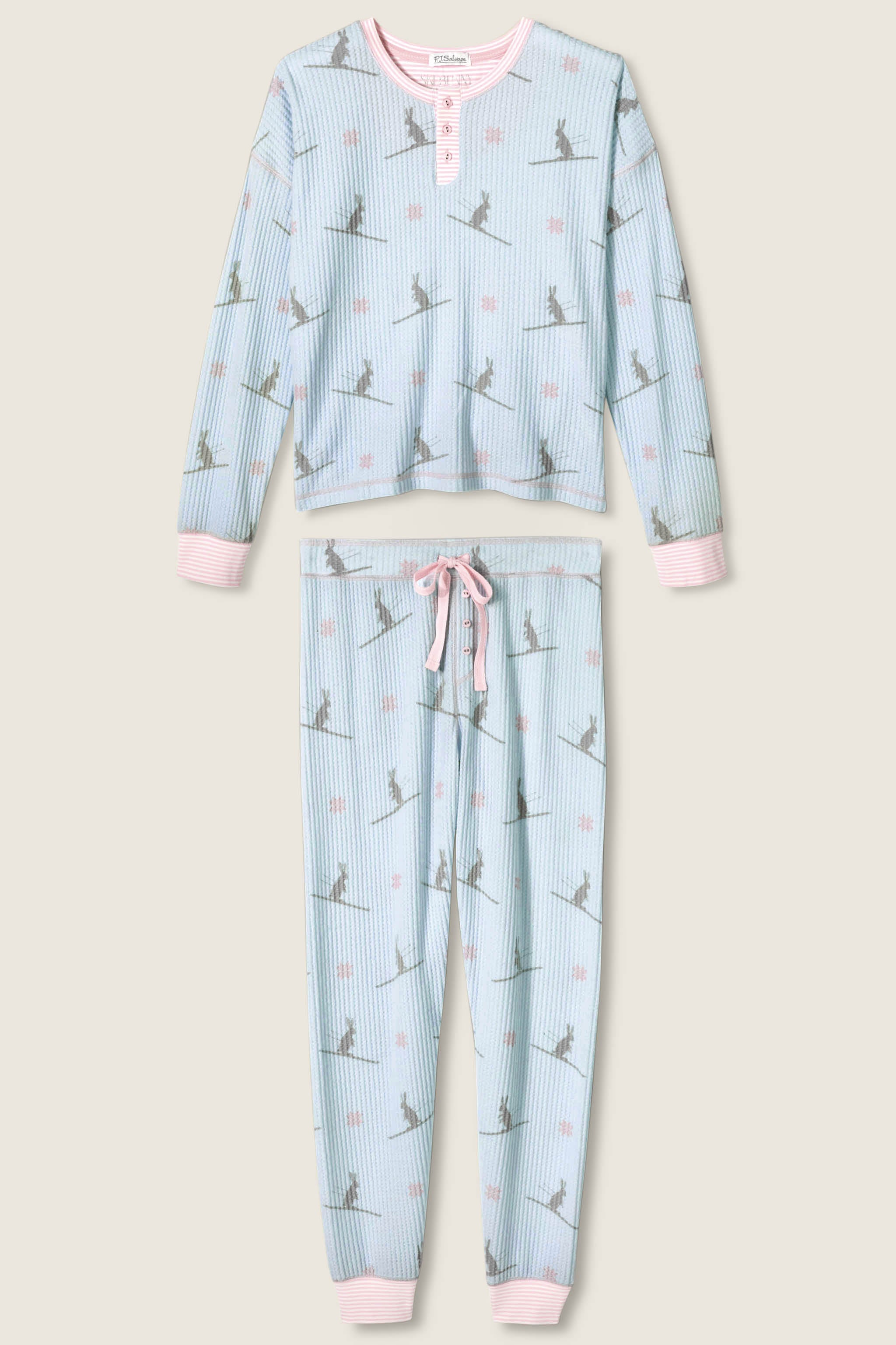 Ski Jammie Classics Ski Bunny PJ Set | P.J. Salvage