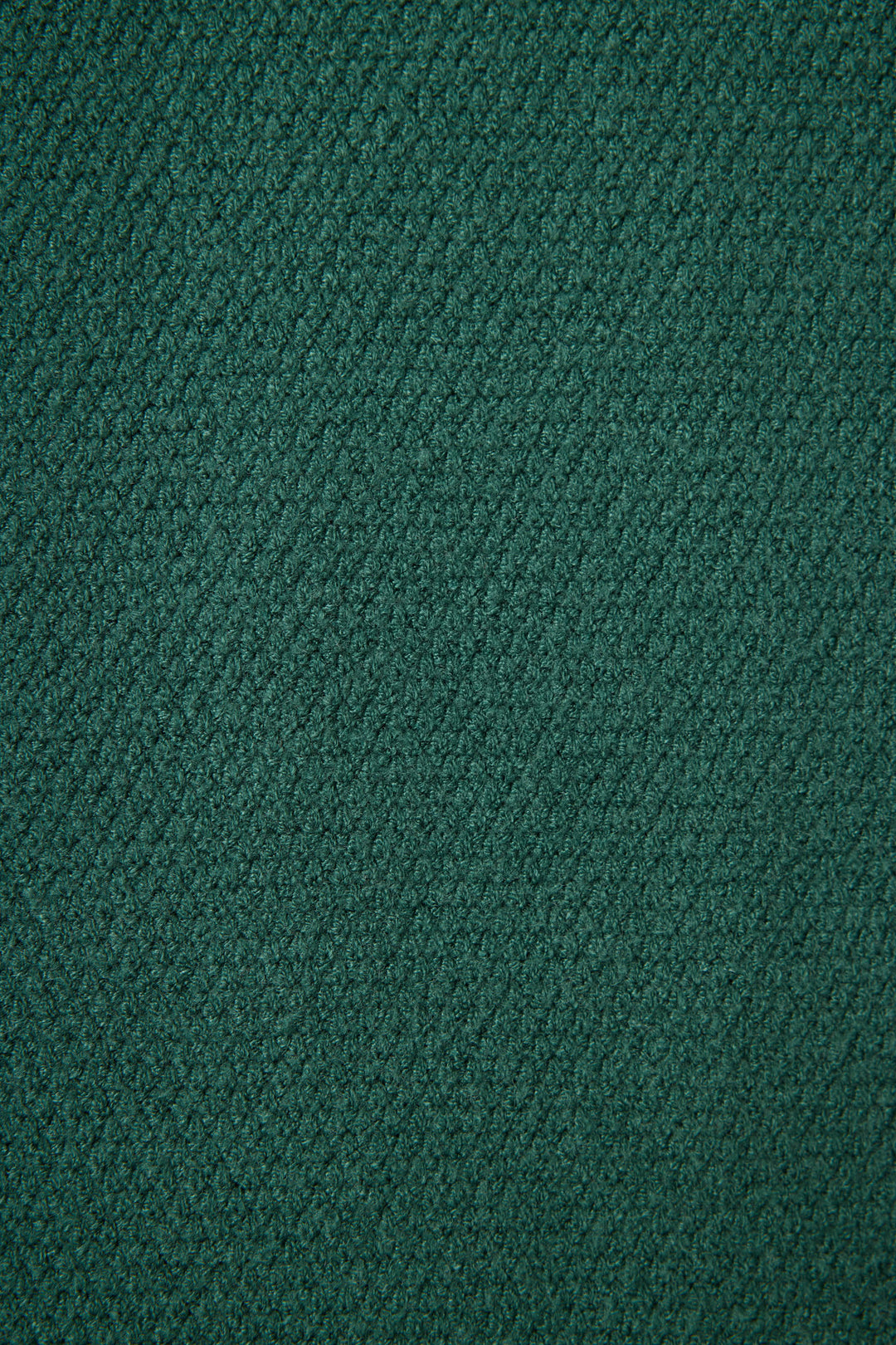 Close-up of the SOLID PJ SET SWEATER WEATHER by P.J. Salvage shows a textured green fabric with a subtle diagonal pattern, soft appearance, slight loft, and consistent color throughout.