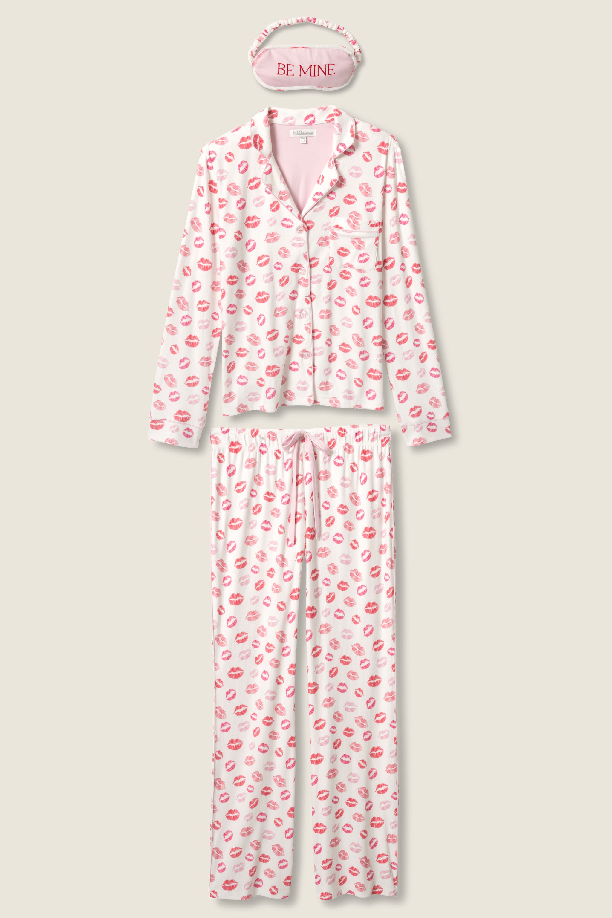Sealed With A Kiss 3-Piece PJ Set | P.J. Salvage