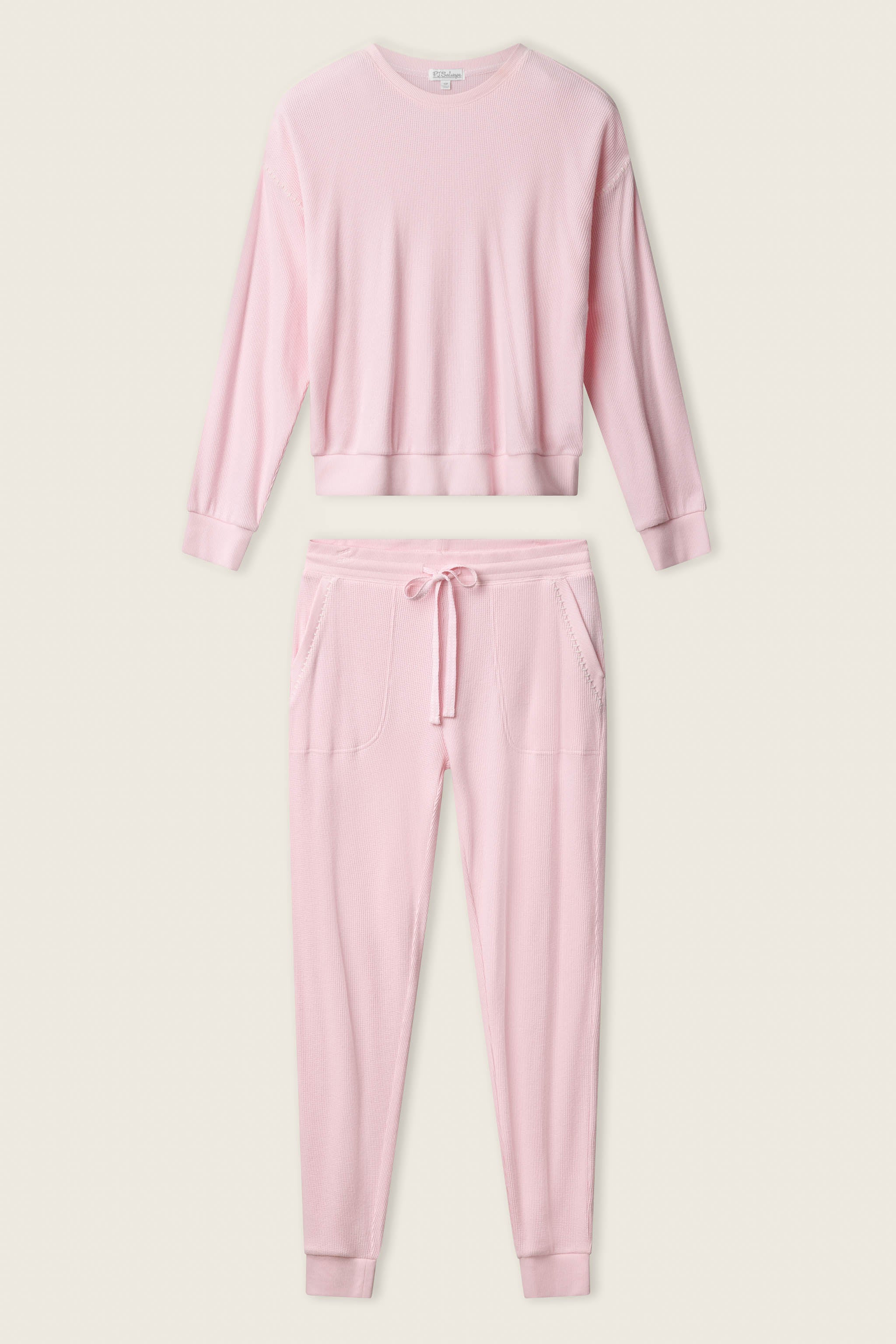 Cross Stitch Casuals Ballet Pink Lounge Set | P.J. Salvage