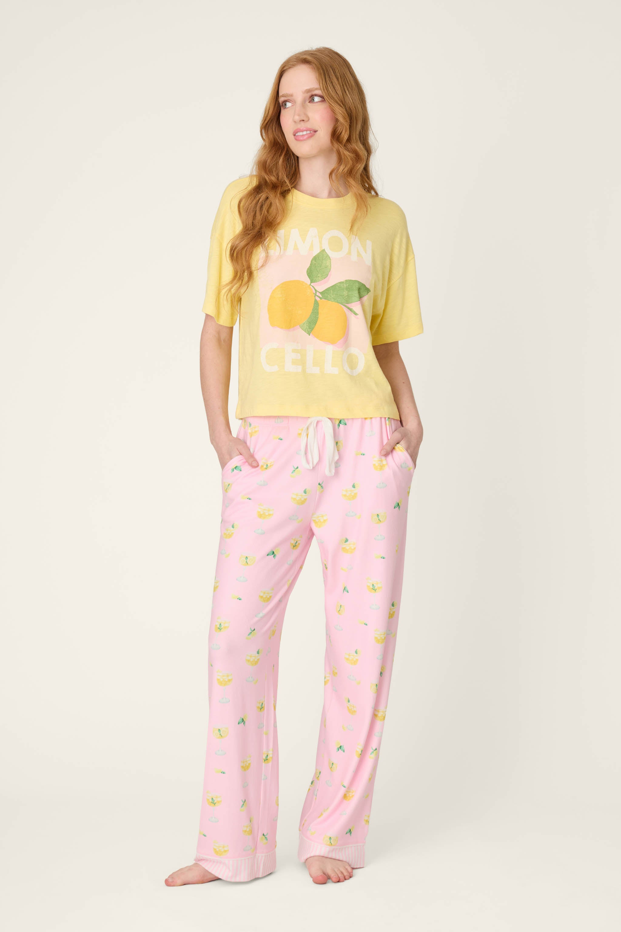 La Dolce Spritz Limoncello Life Pajama Pants | P.J. Salvage