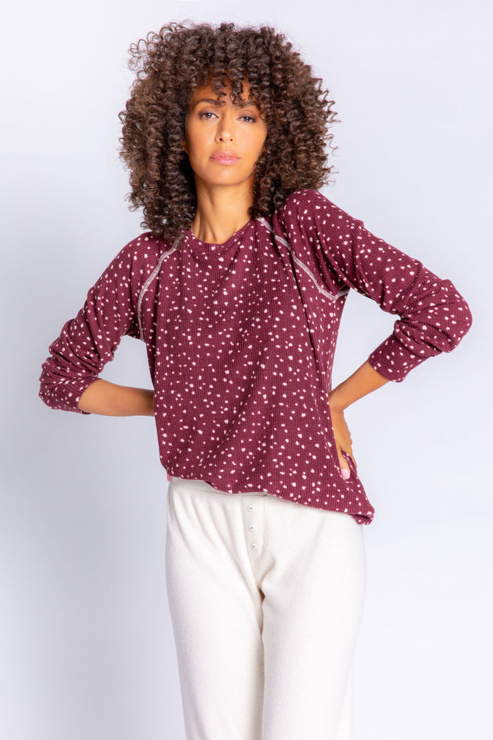 My Friend Spot Long Sleeve Top - Long Sleeve Tops - P.J. Salvage