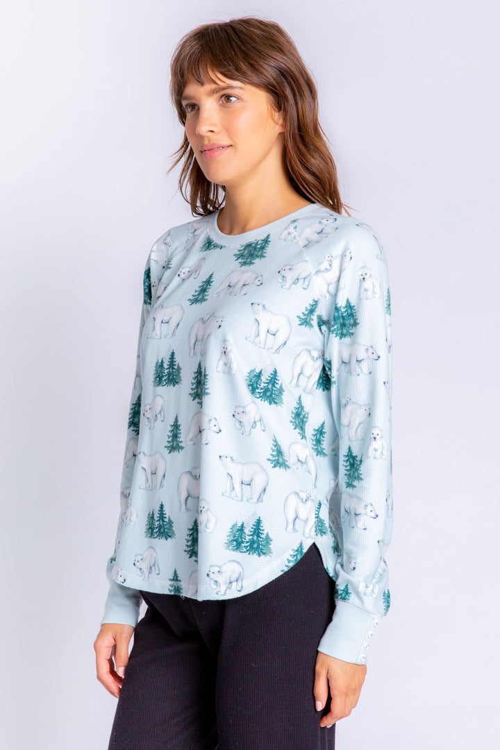 Just Chill Long Sleeve Top - Long Sleeve Tops - P.J. Salvage