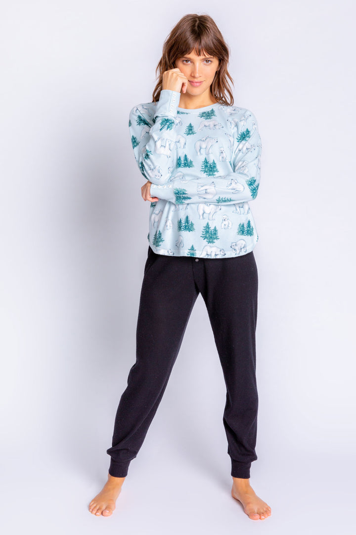 Just Chill Long Sleeve Top - Long Sleeve Tops - P.J. Salvage
