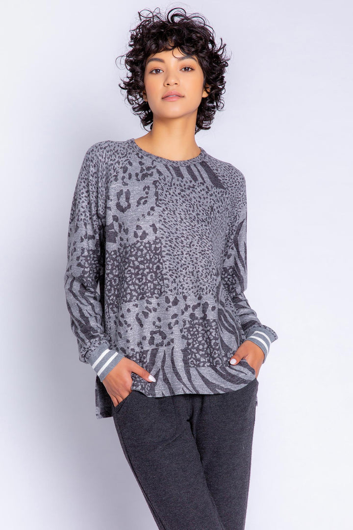 Patch Perfect Long Sleeve Top - Long Sleeve Tops - P.J. Salvage