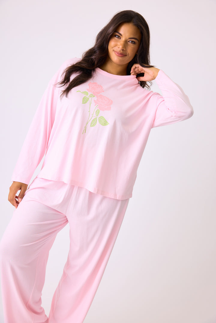 Rose Cotton Lounge Set - P.J. Salvage