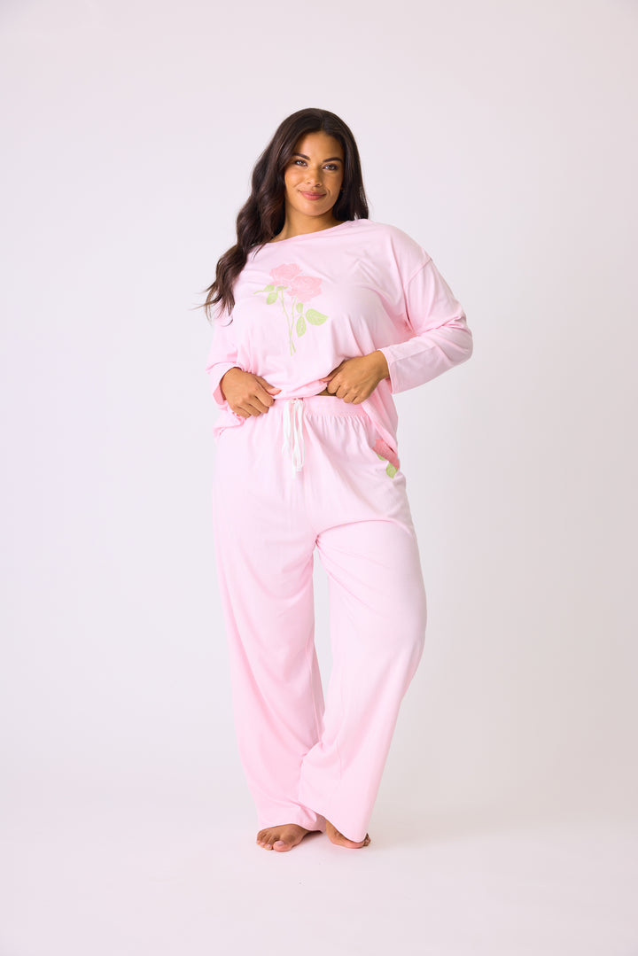 Rose Cotton Lounge Set - P.J. Salvage