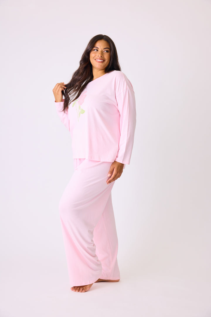 Rose Cotton Lounge Set - P.J. Salvage
