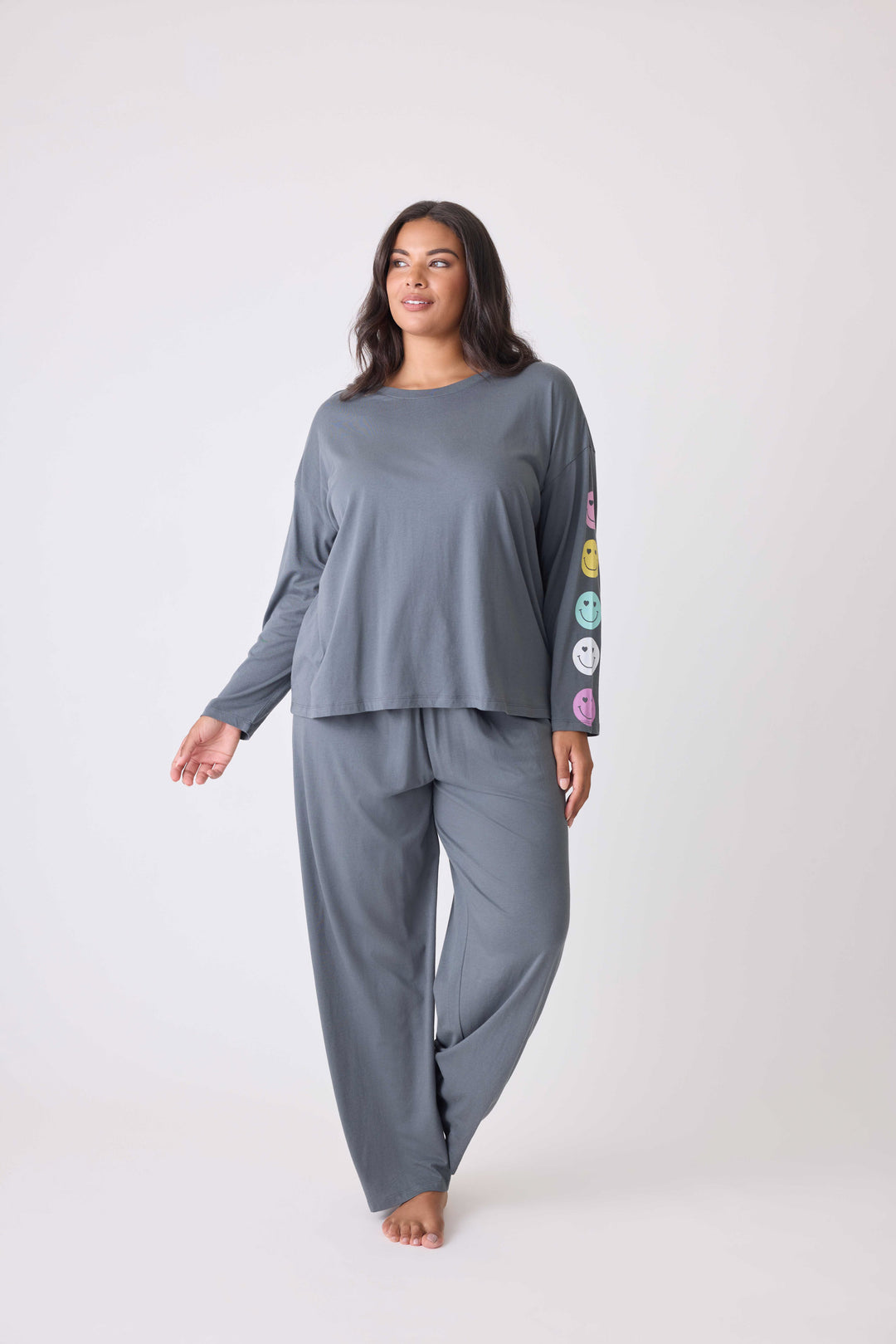 Smiley Cotton Lounge Set - P.J. Salvage