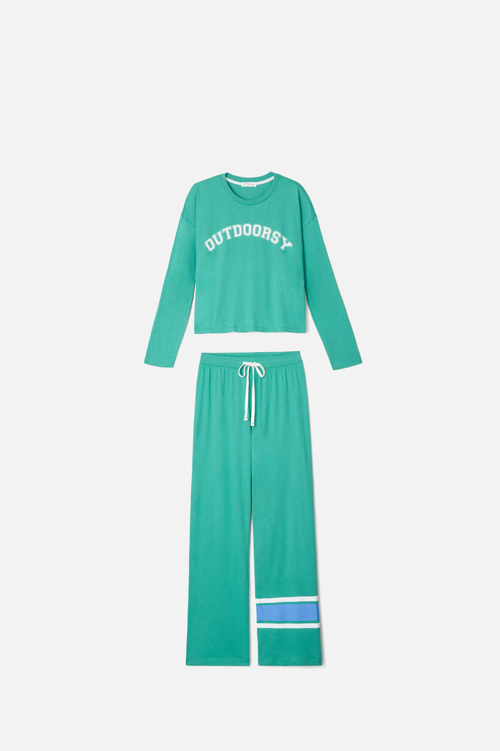 Outdoorsy Cotton Lounge Set - P.J. Salvage
