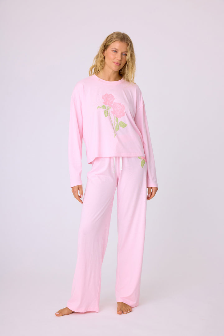Rose Cotton Lounge Set - P.J. Salvage