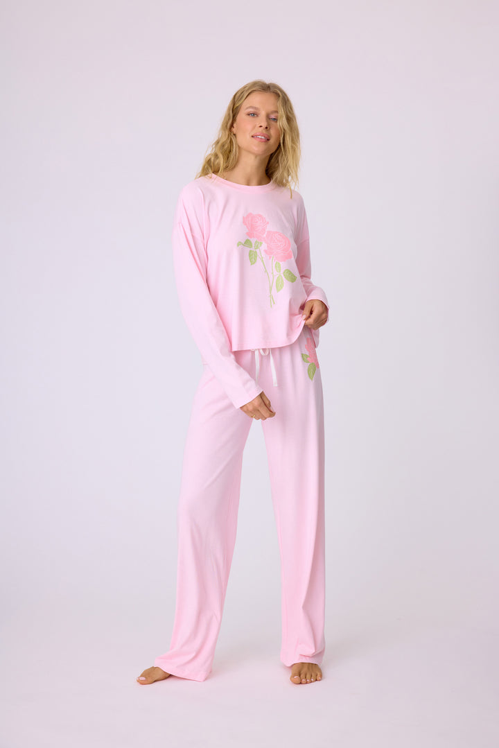 Rose Cotton Lounge Set - P.J. Salvage