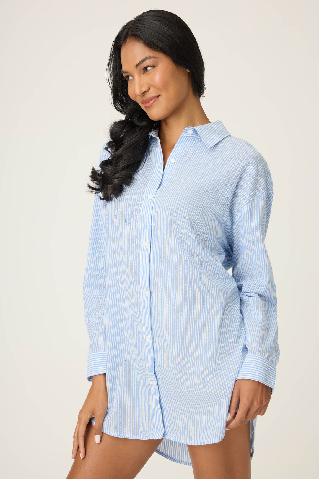 Dainty Daisy Long Sleeve Night Shirt - P.J. Salvage