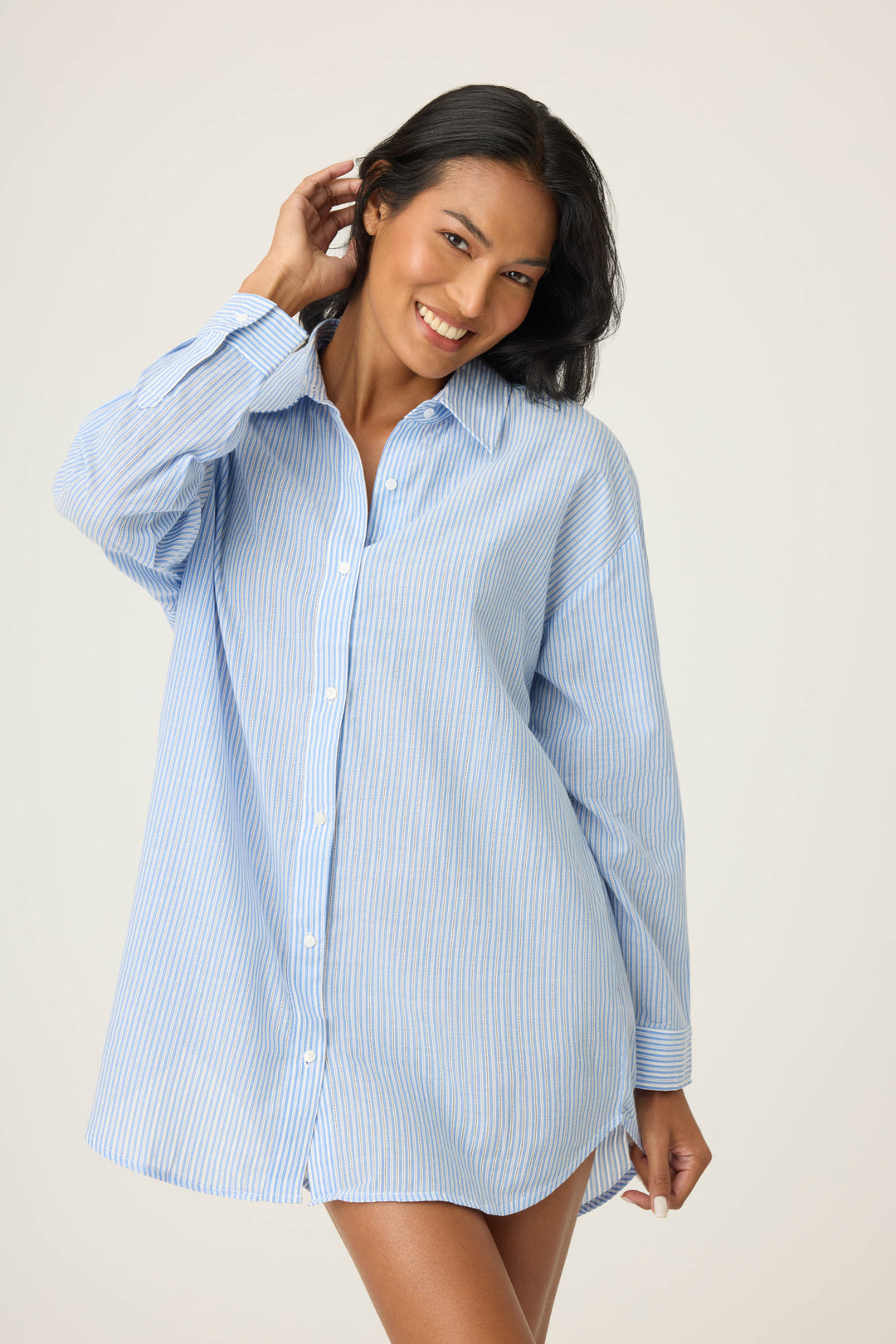 Dainty Daisy Long Sleeve Night Shirt - P.J. Salvage