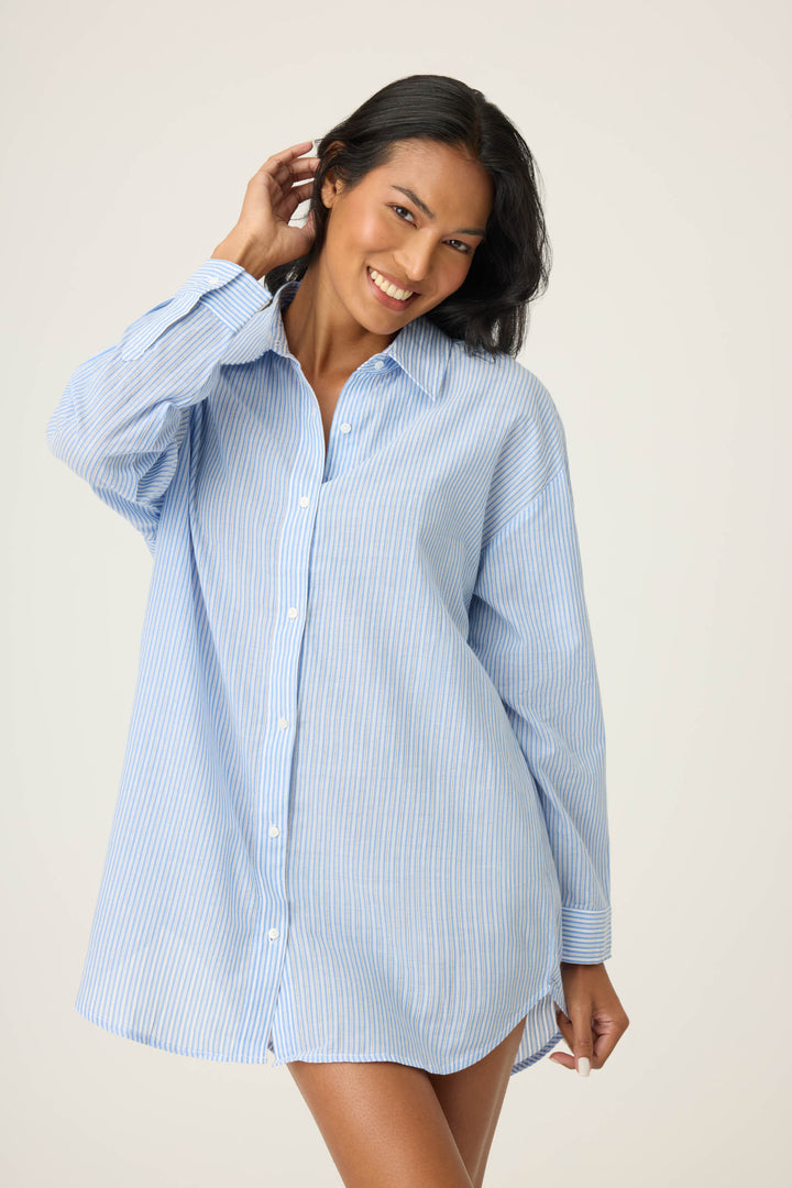 Dainty Daisy Long Sleeve Night Shirt - P.J. Salvage