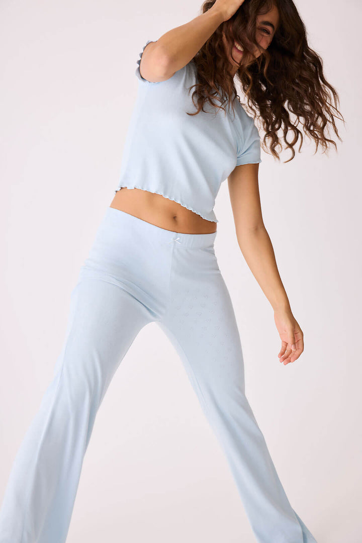 Pointelle Hearts Pants - P.J. Salvage