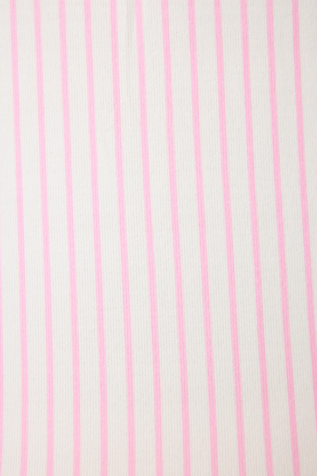 Ivory & pink striped pajama set in butter jersey. Button front top & tie pant have contrast pink piping. Includes embroidered eyemask "Apres Pickelball". Chest pocket with embroidery.