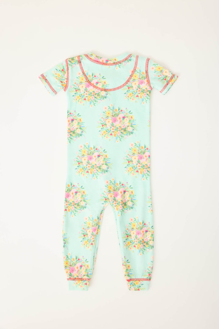 Exclusive collab wtih pop-culture artist Adrian Valencia. Infant onesie romper with front snaps.