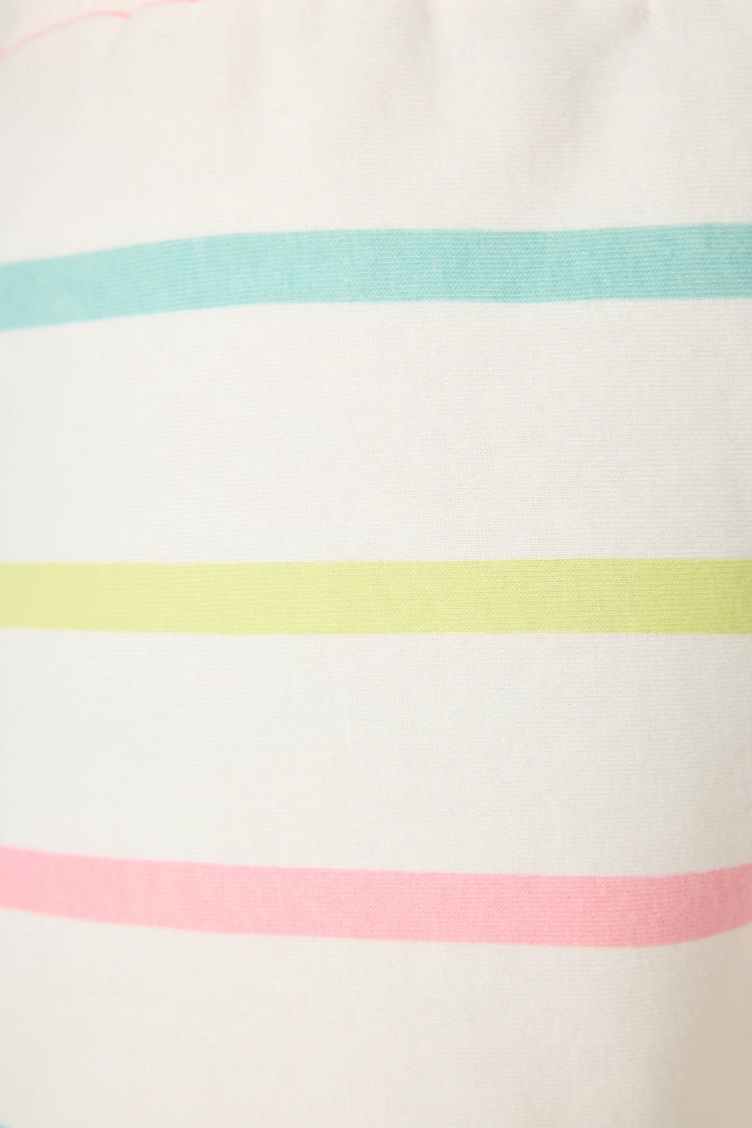 Women's t-shirt & striped short lounge set. Green cotton-blend tee with MARGARITA print and striped lounge short.