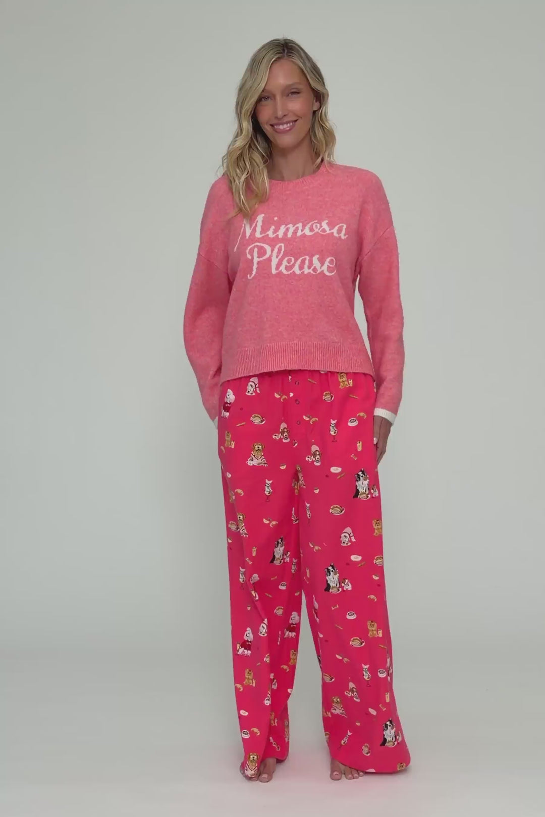 Dogs Who Brunch Flannel Pajama Pants