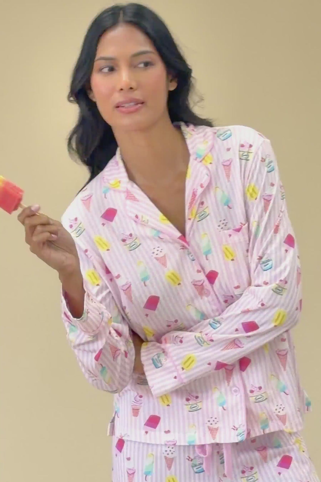 Playful Prints Sugar Rush Long PJ Set